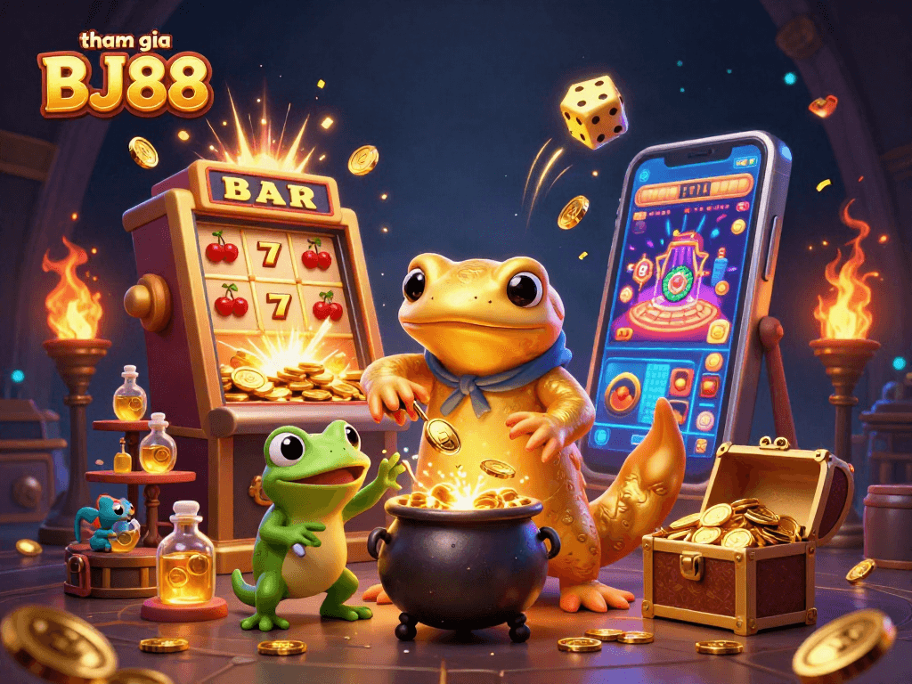Join the excitement by tham gia BJ88 in a vibrant online casino full of gold and winning opportunities.