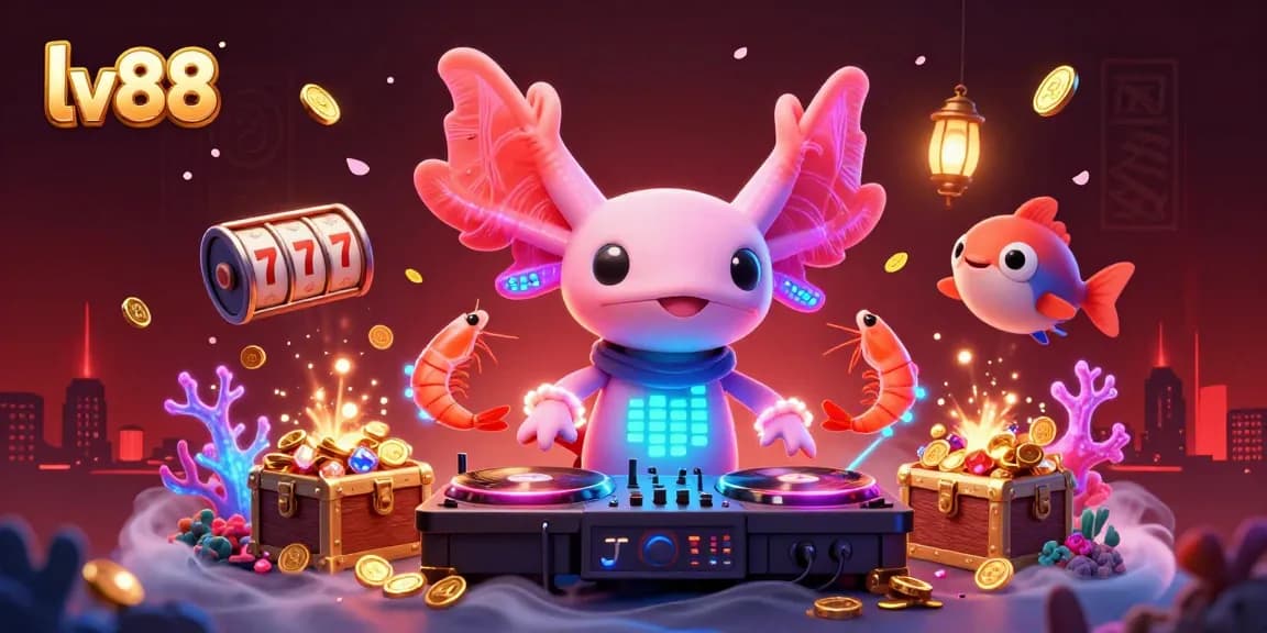 Experience the vibrant excitement of lv88 with lively underwater characters and dynamic gambling elements.