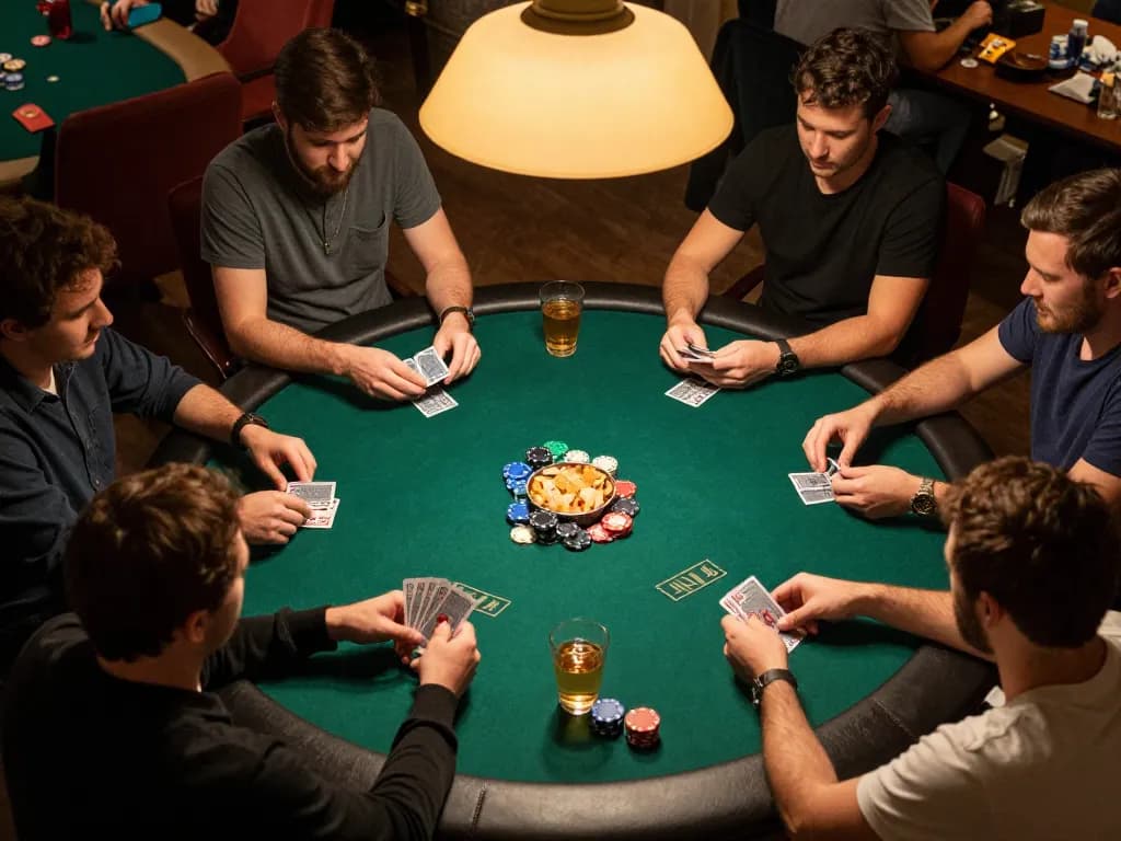 LLWIN Function guides players in managing their bankroll at a dynamic poker night with friends.