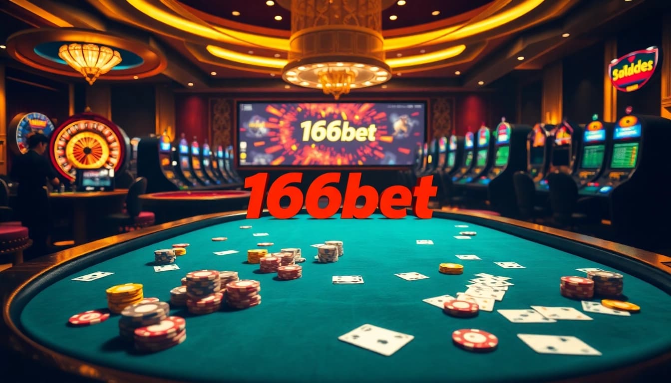 Experience the excitement of 166bet with professional casino elements and poker gameplay.