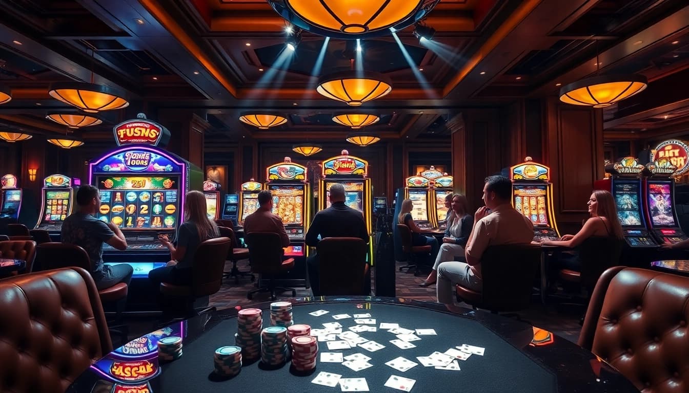 Experience the excitement of 789p slot online in a vibrant casino ambiance.