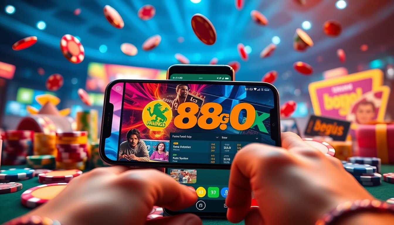 Experience the thrill of online betting and gaming with tải app 88go, featuring a dynamic mobile interface.
