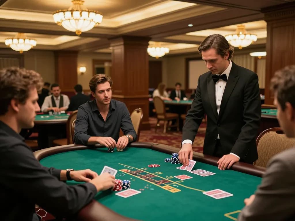 Strategically placing bets at the mk8 blackjack table in a luxurious casino setting