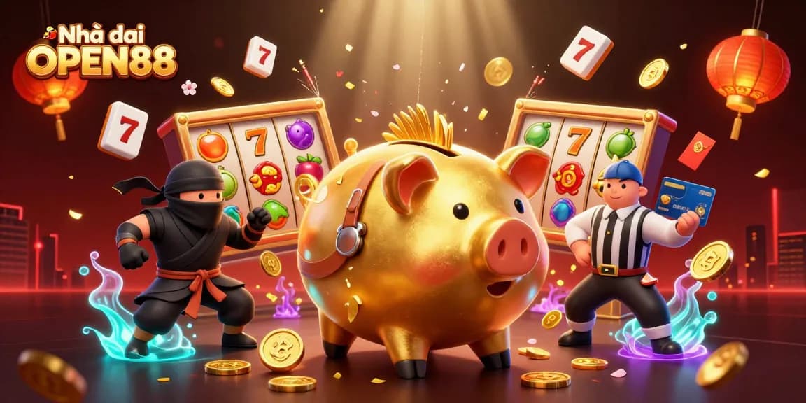 Engage with Nhà cái OPEN88 featuring vibrant casino elements and exciting action!
