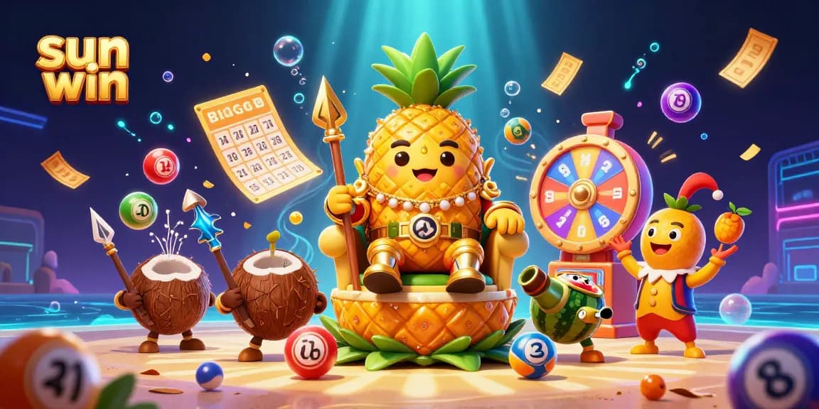 Engage in the sun win experience with dynamic lottery elements and vibrant casino characters.