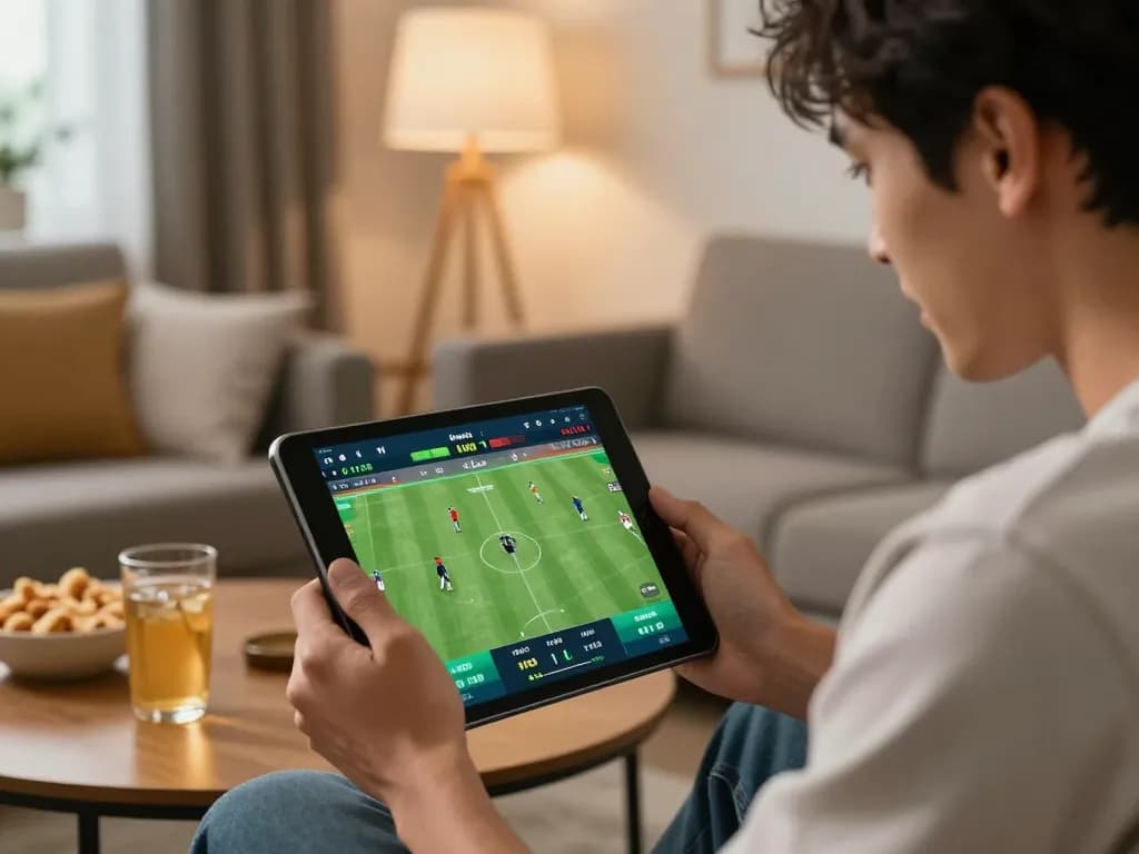 Xoilac sports betting app in action on a smartphone, highlighting real-time odds and gameplay excitement.