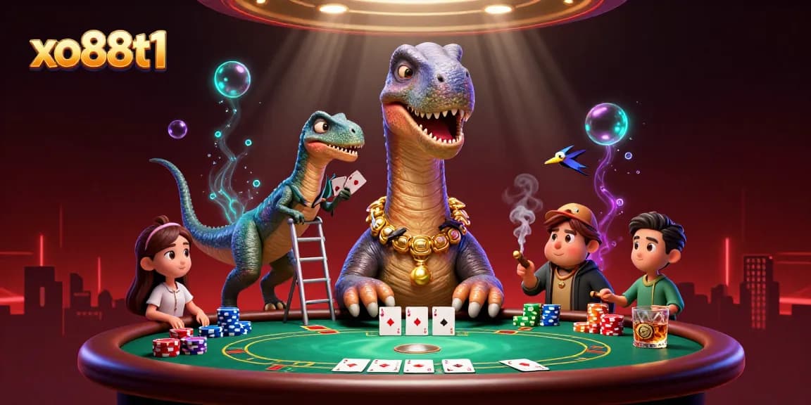 Experience thrilling poker action in the imaginative world of xo88t1 with dynamic characters and exciting elements.