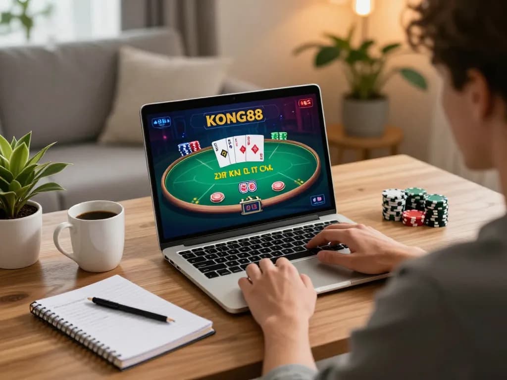 Experience the thrill of casino kong88 while enjoying a cozy poker game at home.
