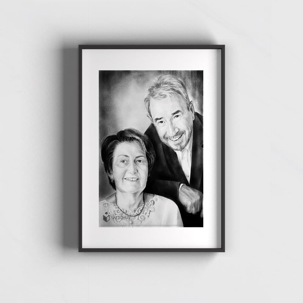 Portrait malen lassen in wenigen Schritten bei Families Portrait