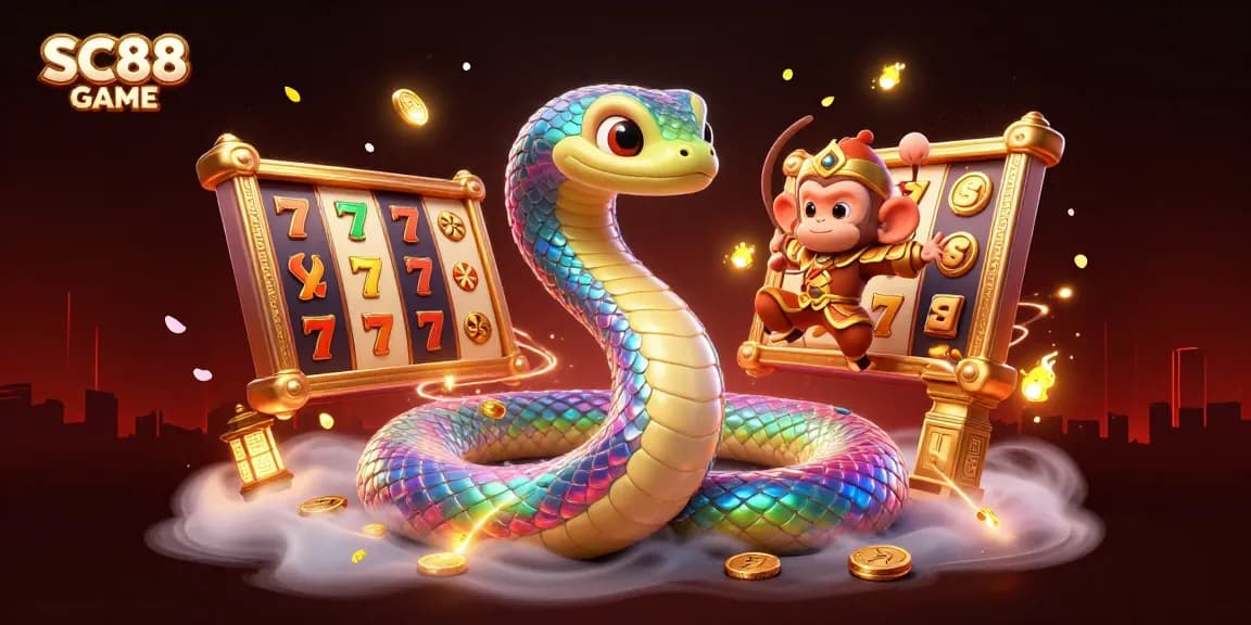 Experience thrilling wins with SC88 GAME, featuring vibrant characters and captivating casino elements.