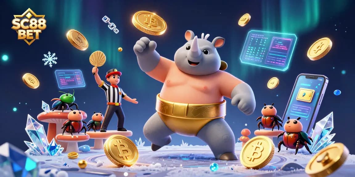 Experience thrilling betting with SC88 BET's exciting games, highlighted by engaging 3D illustrations.