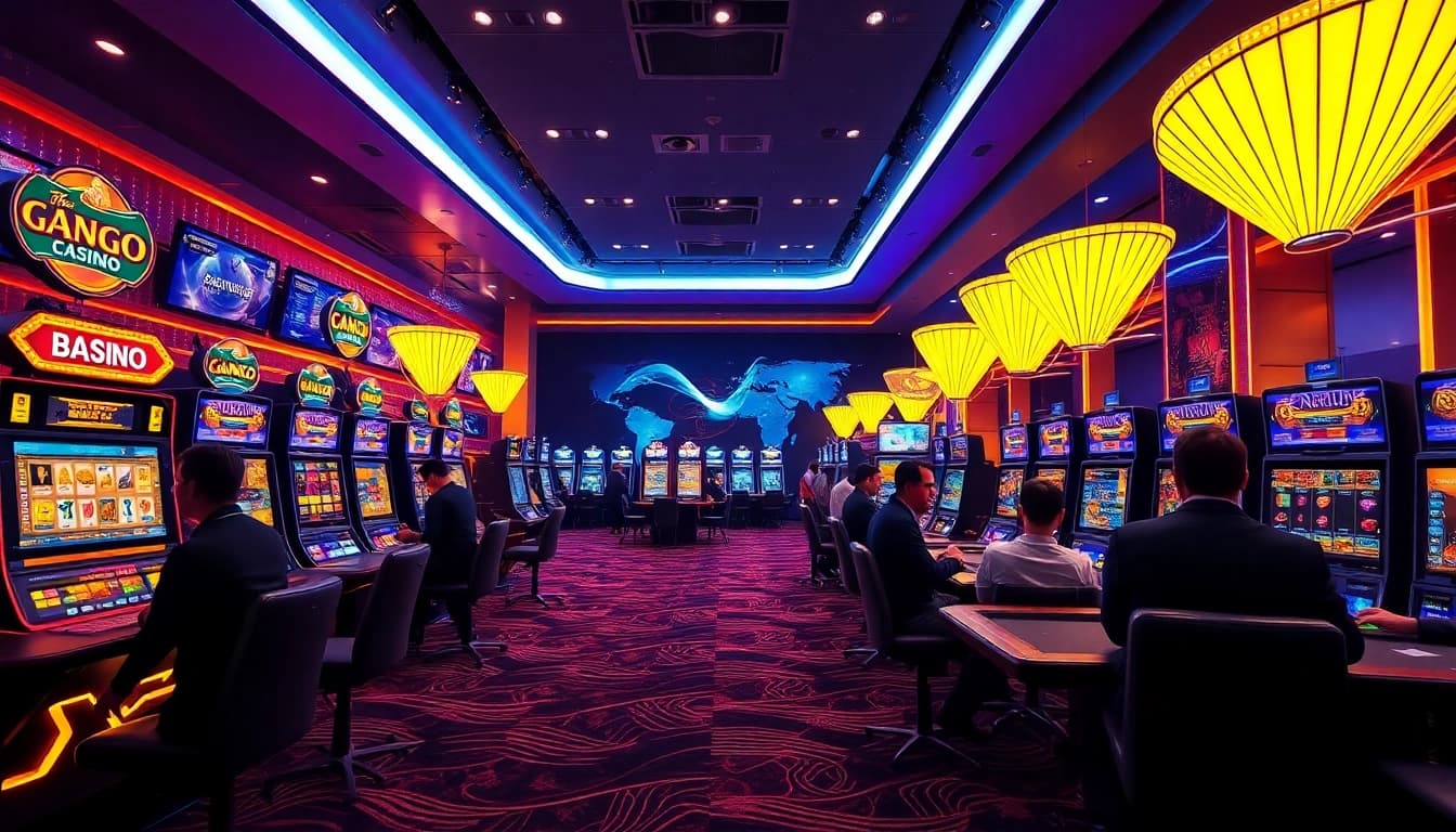 Experience the excitement of online gaming at 789p trang chủ with vibrant visuals of players and casino games.
