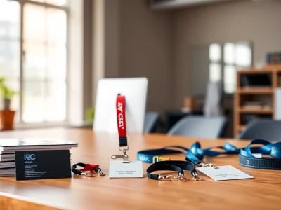 Schlüsselbänder personalisieren für Schulen & Messen – Ausweisfächer inklusive