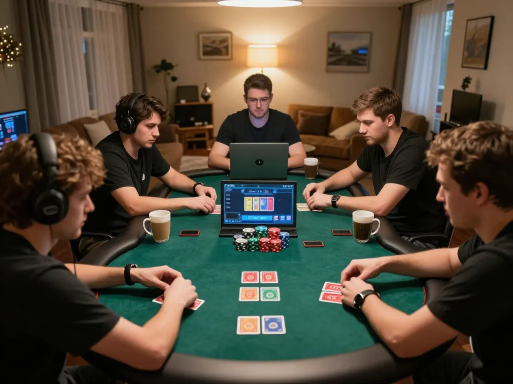 Players engaged in a digital poker game on mb668, showcasing strategies and competitive spirit.
