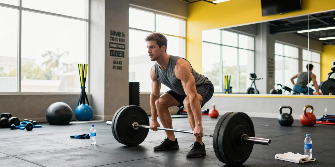 Mann beim Powerlifting im Fitnessstudio, symbolisiert Anabolika Shop Deutschland und das Potenzial für Muskelaufbau.