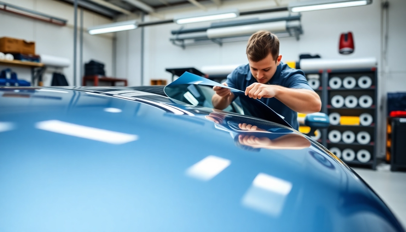 Xpel Folie München wird professionell am Auto angebracht für perfekten Schutz.