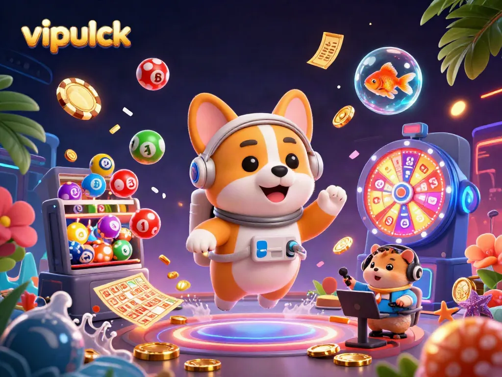 Vipluck online casino offers thrilling gaming experiences with vibrant visuals and engaging characters.