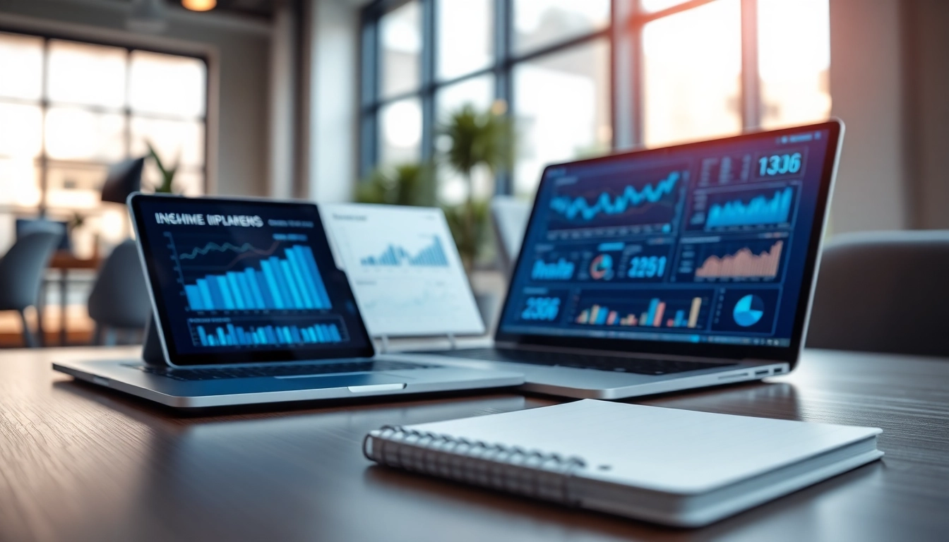 Technik Tipps für effizientes Arbeiten mit Laptop und Smartphone im modernen Büro.