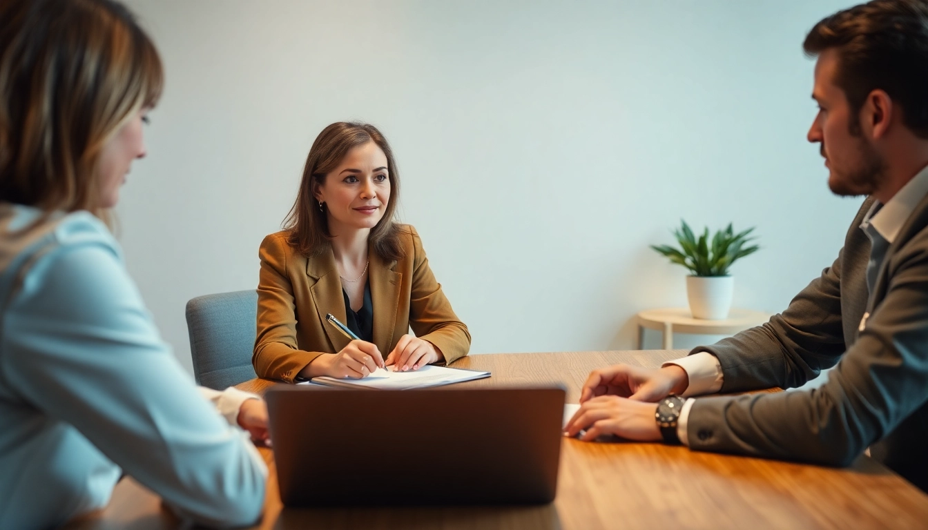 Beratung über Jobwechsel Strategien in einer professionellen Umgebung mit einem Coach und Klienten.