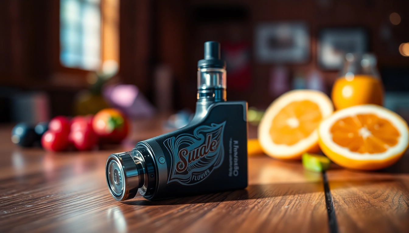 Showcasing the geekthc disposable vape device with intricate designs on a wooden background.