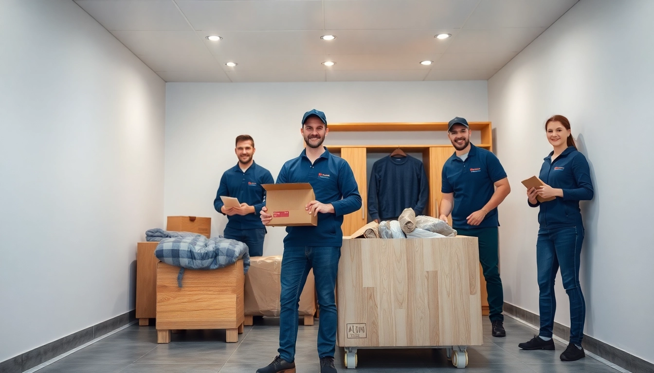 Umzugsunternehmen Hagen, professionelle Umzugshelfer packen Möbel sorgfältig ein.