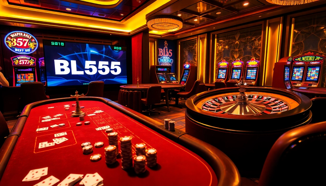 Thrilling poker action at BL555 with vibrant chips and exciting roulette gameplay.