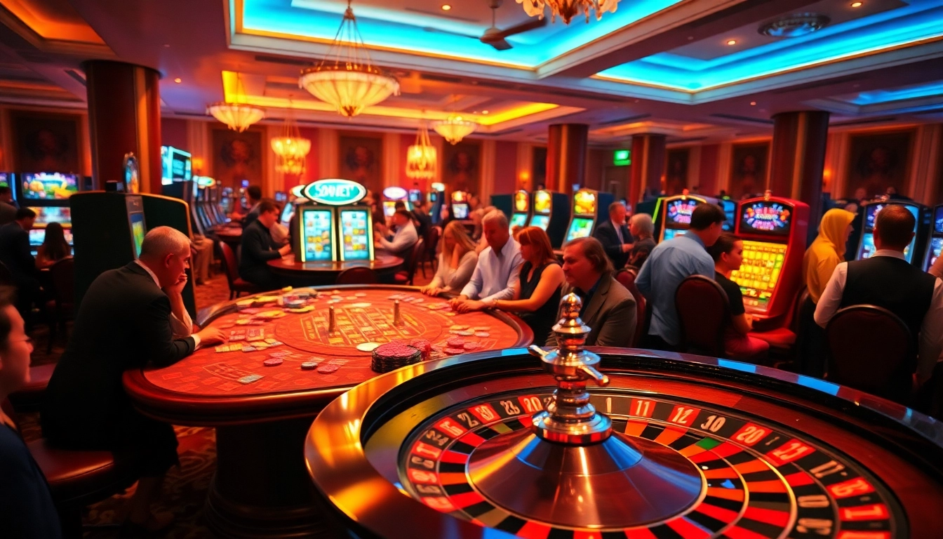 Experience the excitement of winning with soibet ไทย in a luxurious casino setting.