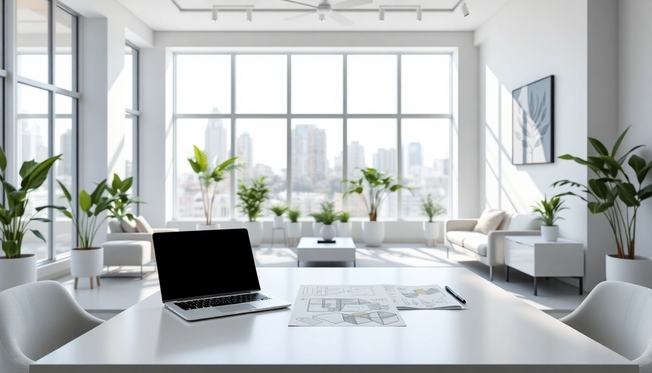 Contemporary workspace illustrating Haus of Design's innovative aesthetics.