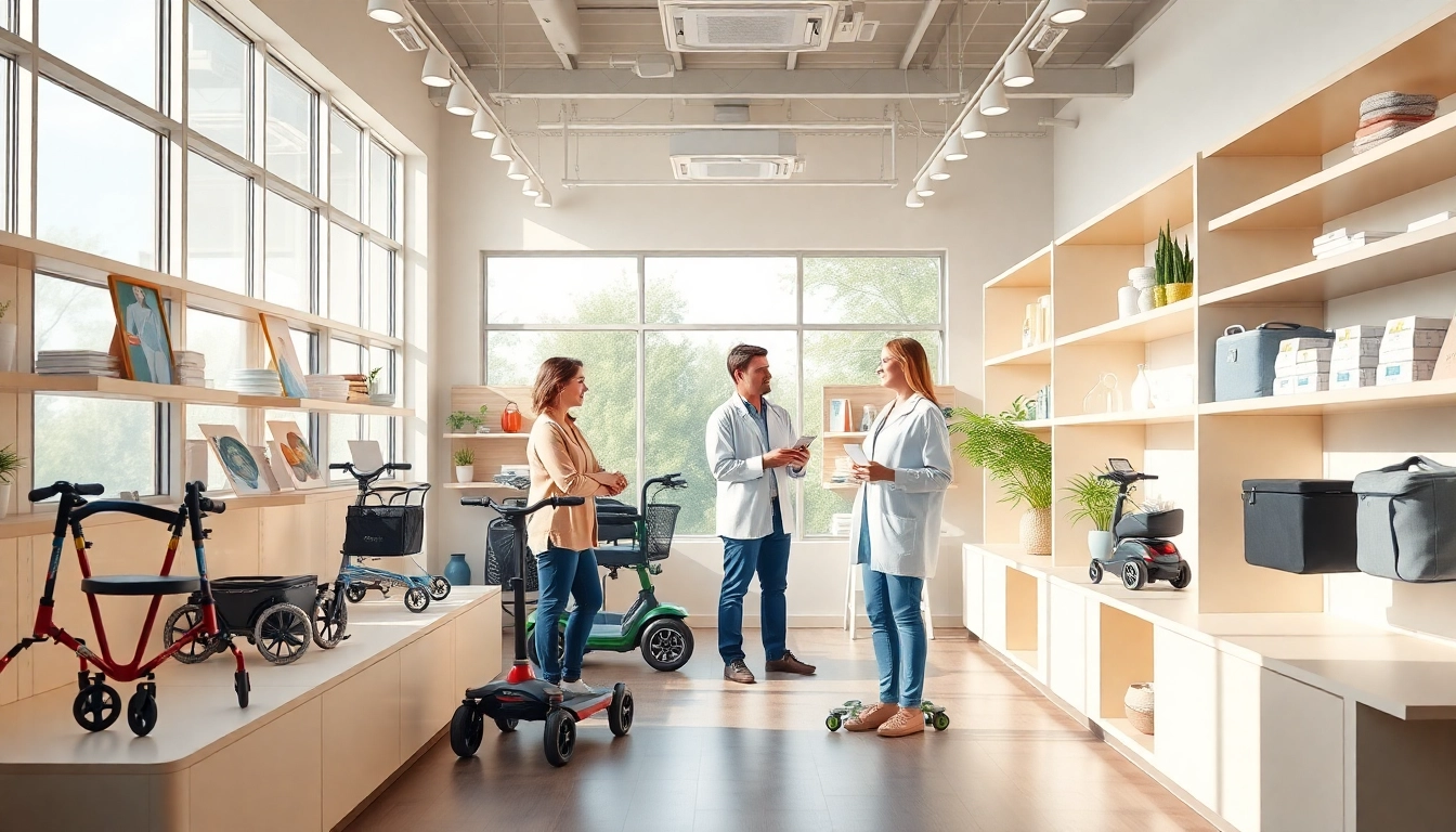 Entdecken Sie das Sanitätshaus, das hochwertige medizinische Hilfsmittel wie Rollatoren und Elektroroller anbietet.