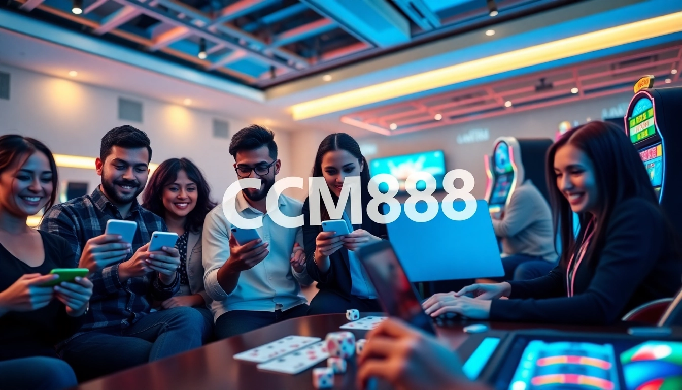 Enjoying online betting games at CM88, showcasing excitement and diversity in a modern environment.