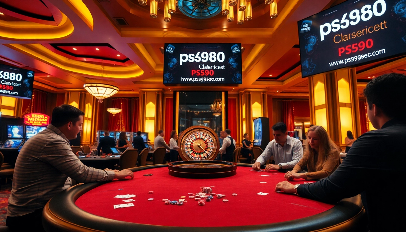 This vibrant casino scene highlights strategic gaming at https://ps99seo.com/, featuring a high-stakes poker table.