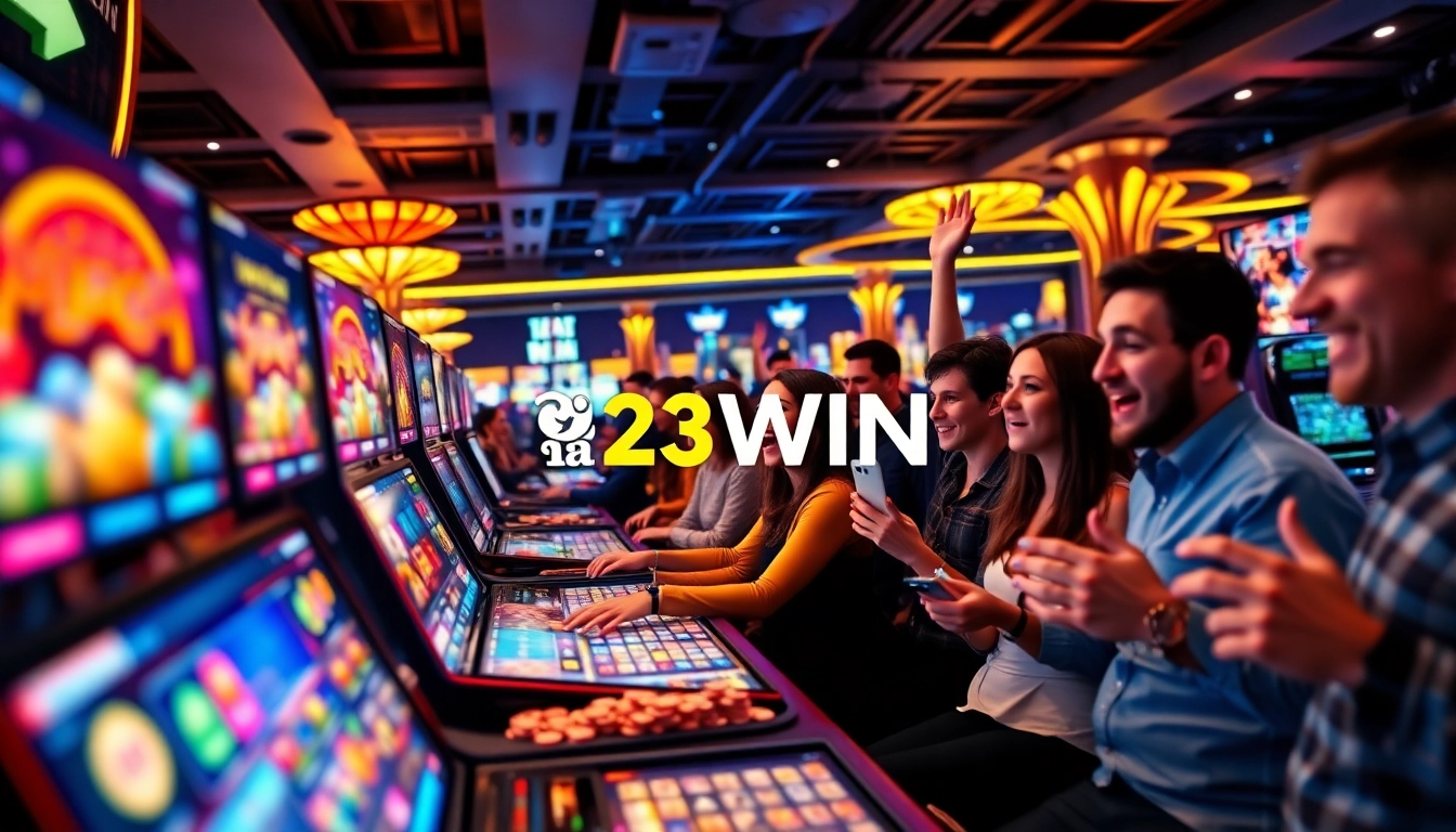 Experience the excitement of 23WIN, the premier online casino, with lively players and diverse gaming options.