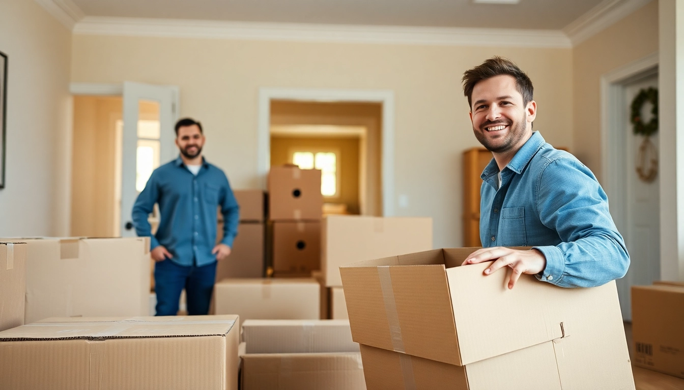 Umzugsunternehmen Ludwigshafen team efficiently packing boxes for a smooth relocation. related image